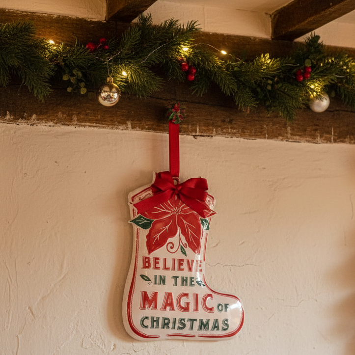 Believe in the Magic of Christmas Sign