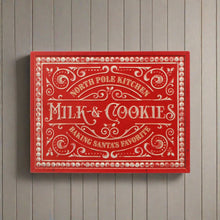 Load image into Gallery viewer, Milk and Cookies Christmas Sign
