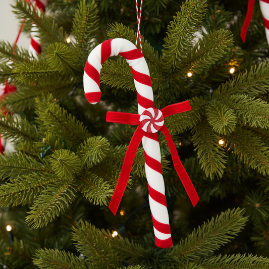 Candy Cane 25cm Hanging Decoration