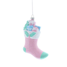Load image into Gallery viewer, Pastel Christmas Stocking Hanging Decoration
