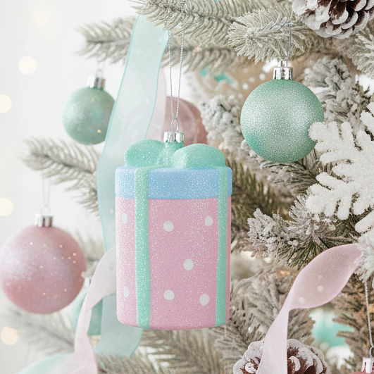Pastel Present Hanging Christmas Decoration