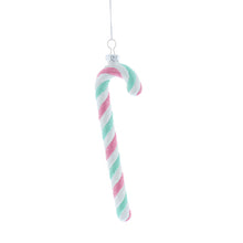 Load image into Gallery viewer, Pink and Green Candy Cane Hanging Decoration
