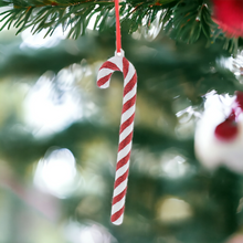 Load image into Gallery viewer, Glitter Candy Cane Hanging Decoration
