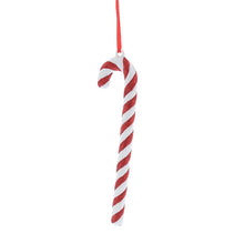 Load image into Gallery viewer, Glitter Candy Cane Hanging Decoration
