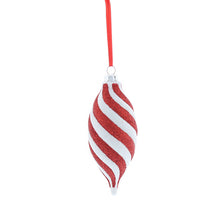 Load image into Gallery viewer, Glitter Candy Stripe Hanging Decoration

