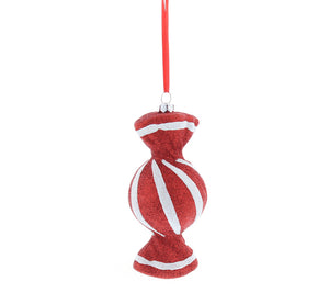 Glitter Striped Sweet Hanging Decoration