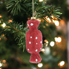 Load image into Gallery viewer, Red Glitter Sweet Hanging Decoration
