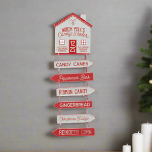 North Pole Candy Parlor Sign