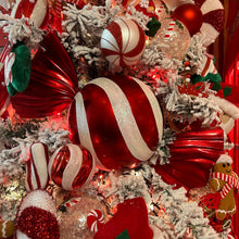 Load image into Gallery viewer, Candy Cane Swirl Sweet Hanging Decoration
