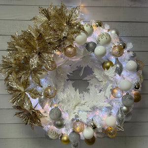 White Wreath 100cm