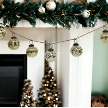 Load image into Gallery viewer, Silver Glass Bauble Garland
