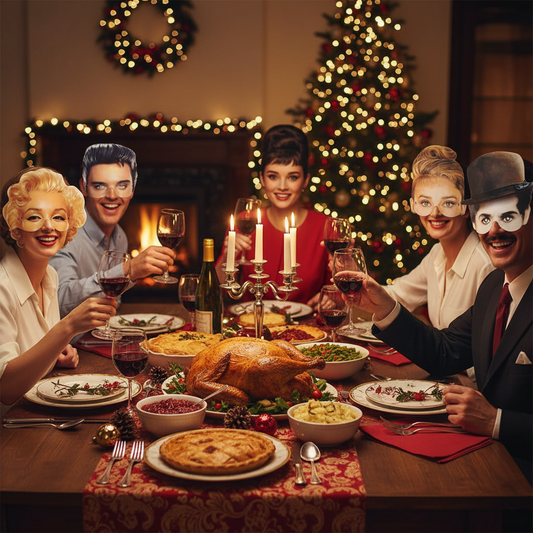 Mamelok Icons of Twentieth Century Christmas Party Masks