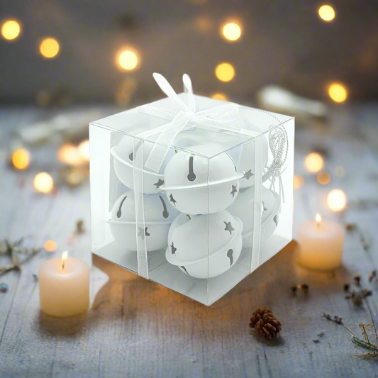 White small Christmas bell decorations