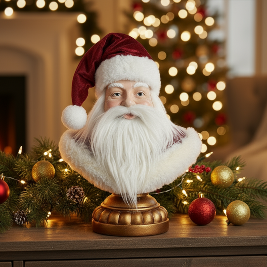 Goodwill Santa Bust Christmas Decoration