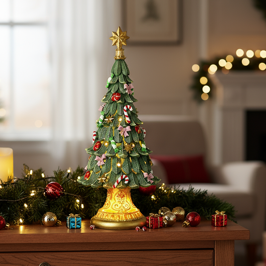 Christmas Tree with Gold Star Ornament 40cm