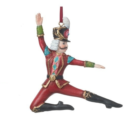 Dancing Nutcracker and Mouse Christmas Hanging Tree Decoration