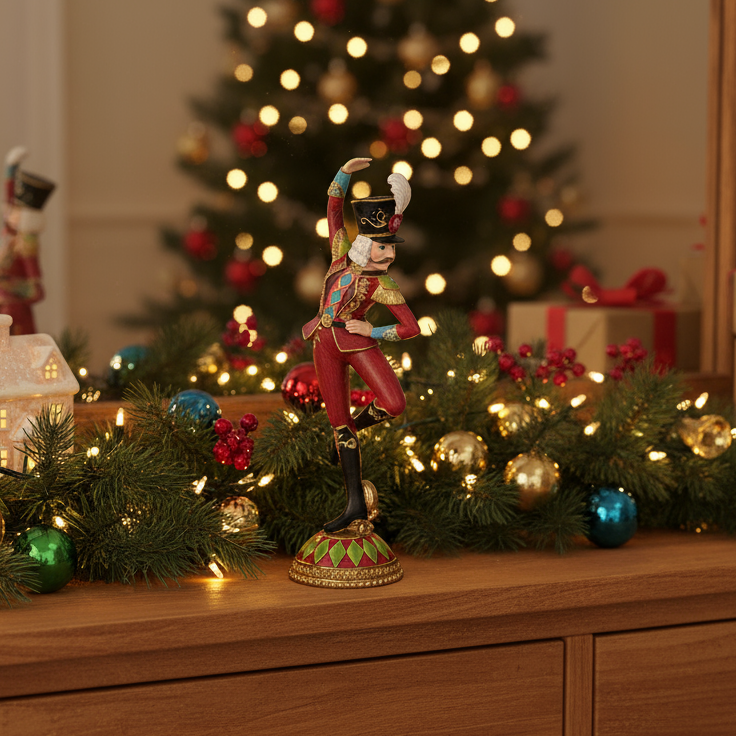 Dancing Christmas Nutcracker Ornament
