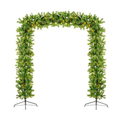 Pre Lit 2.4m Outdoor Christmas Tree Arch