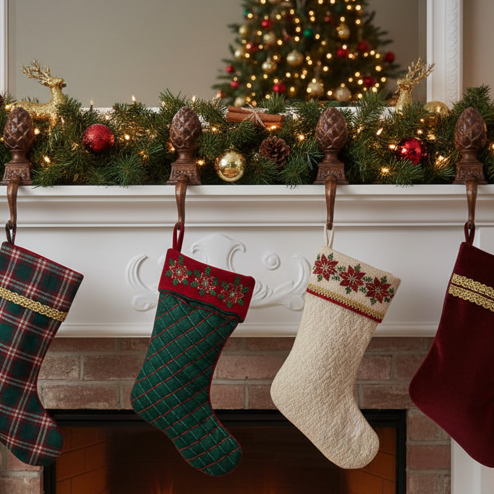 Acorn Design Christmas Stocking Hanger