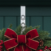 Silver Jingle Bell Christmas Wreath Hanger