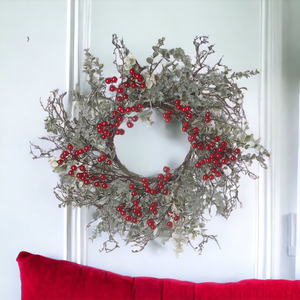 Festive Red berry Christmas Wreath