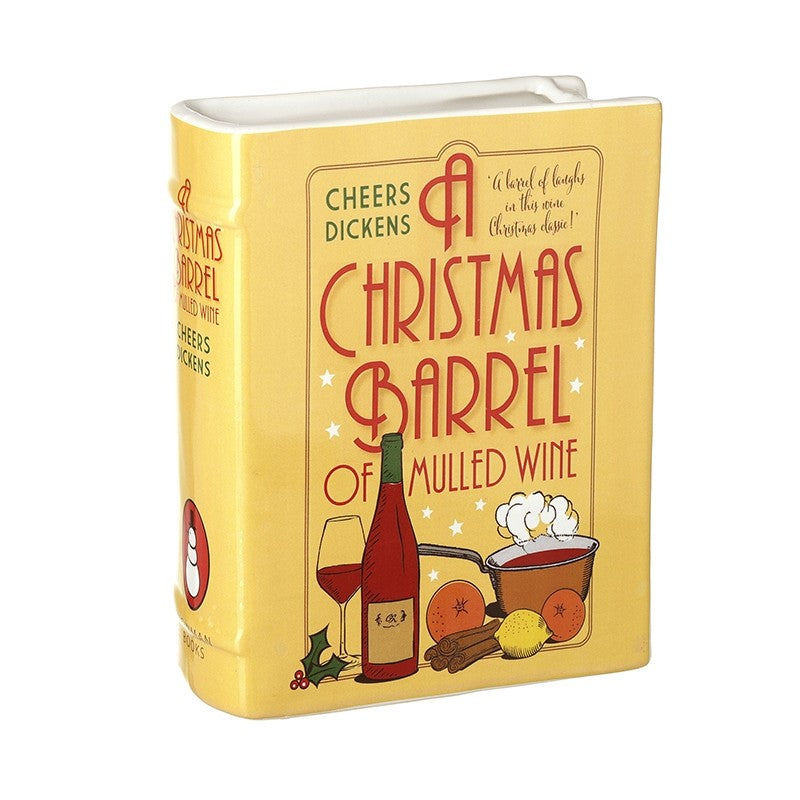 A Christmas Barrel Cookbook Christmas Vase