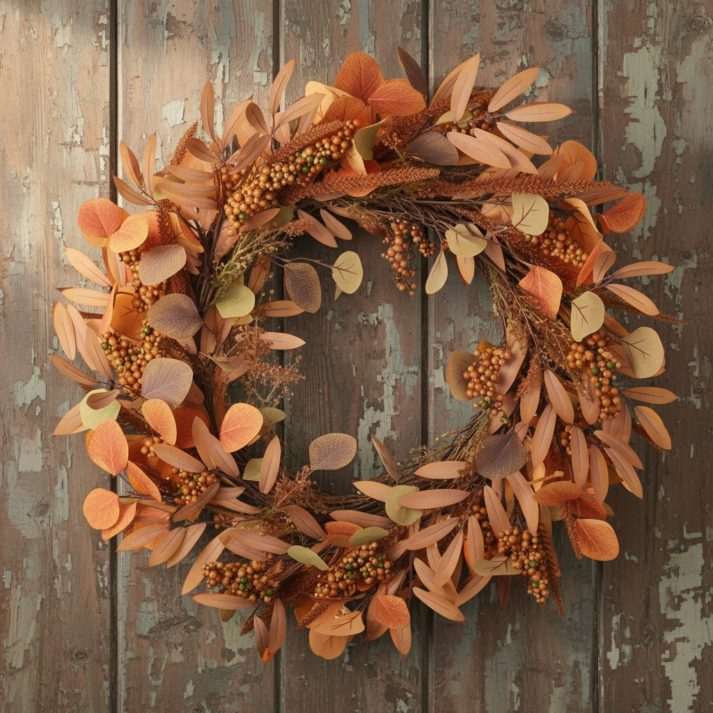 Russet Foliage Autumn Wreath