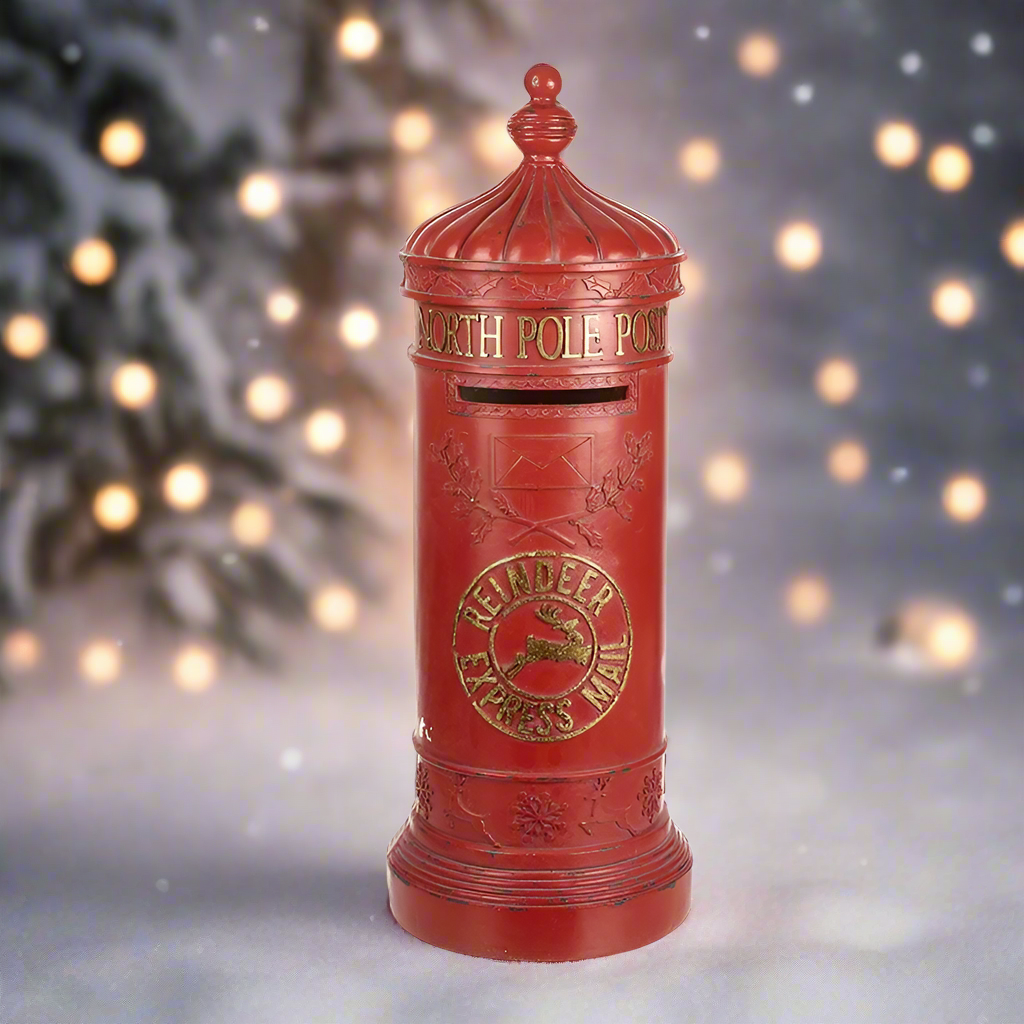 Christmas Post Box Large Decoration
