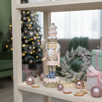 Pink Nutcracker Christmas Ornament Decoration