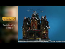 Load and play video in Gallery viewer, Lemax Holiday Hamlet Christmas Shoppe Decoration
