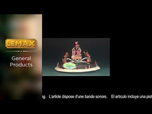 Load and play video in Gallery viewer, Lemax Reindeer On Holiday Santa&#39;s Wonderland Decoration

