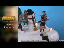 Load and play video in Gallery viewer, Lemax Merry Snowman Christmas Village Animated Decoration
