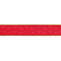 Dark Red Pattern Christmas Ribbon 5m