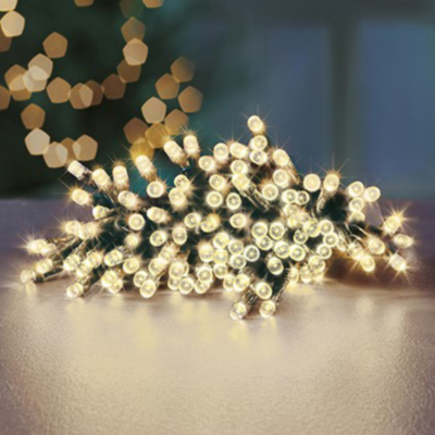 Premier 1000 Warm White Timelights Battery Operated String Lights