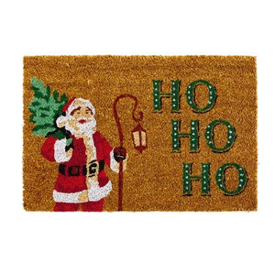 HO HO HO Santa Christmas Door Mat
