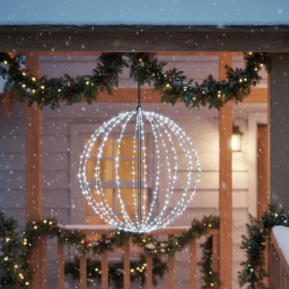 White LED Ultrabrights Sphere Christmas Light 40cm