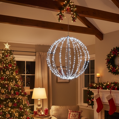 White LED Ultrabrights Sphere Christmas Light 40cm