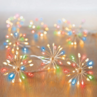 Load image into Gallery viewer, Premier 10 Multi Colour Starburst String Lights
