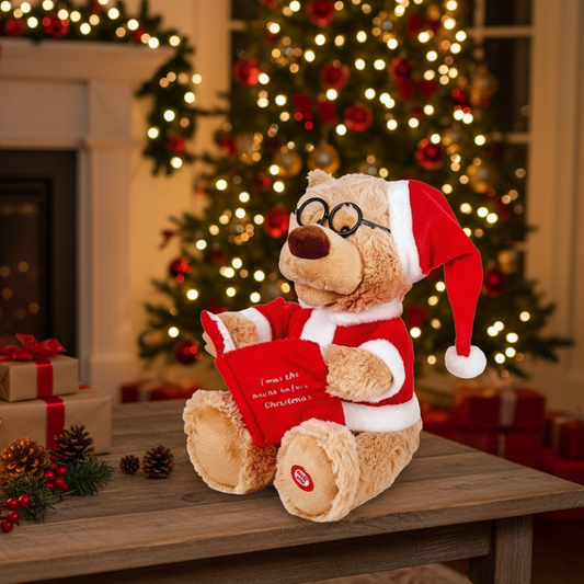 Christmas Animated Story Telling Bear
