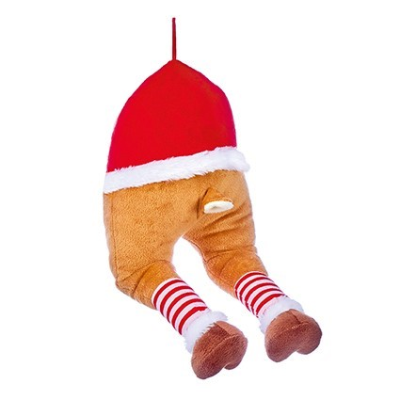 Animated Reindeer Legs Christmas Decoration