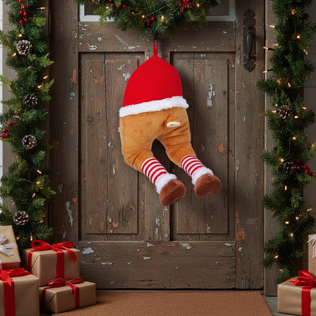 Animated Reindeer Legs Christmas Decoration