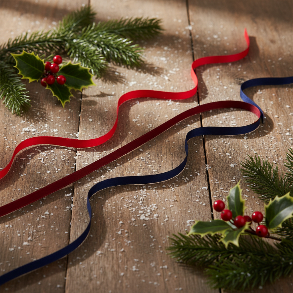 Three horizontal stripes in red, white, and blue on a white background