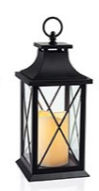 Lantern with Flickabright Candle (Assorted)