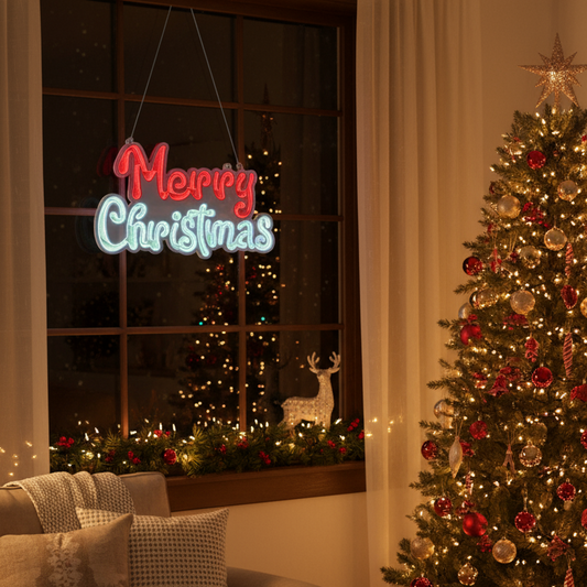 Merry Christmas Infinity Christmas Sign