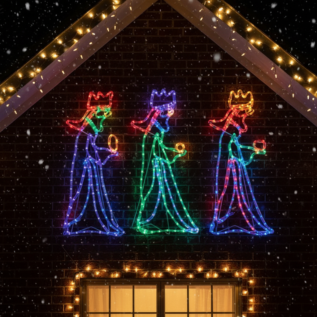 3 Wise Men LED Christmas Rope Light