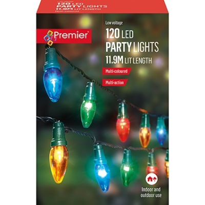 Premier 120 Multi Colour Christmas Party Lights
