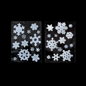 Set of 2 Snowflake Window Stickers