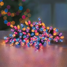 Load image into Gallery viewer, Premier 1000 Rainbow Timelights Battery Operated String Lights
