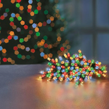Load image into Gallery viewer, Premier TimeLights 100 Multi-Coloured LED Clear Cable String Lights

