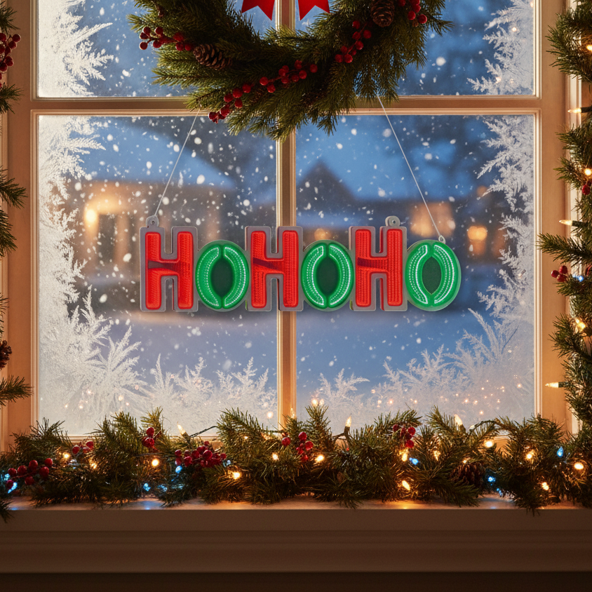 Ho Ho Ho Infinity Christmas Sign